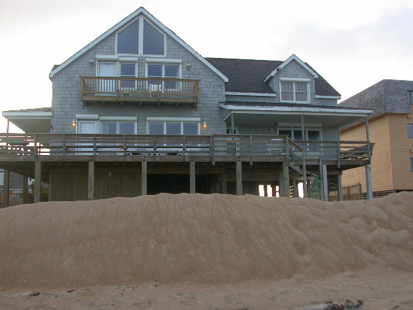 East (oceanfront) Elevation - before
