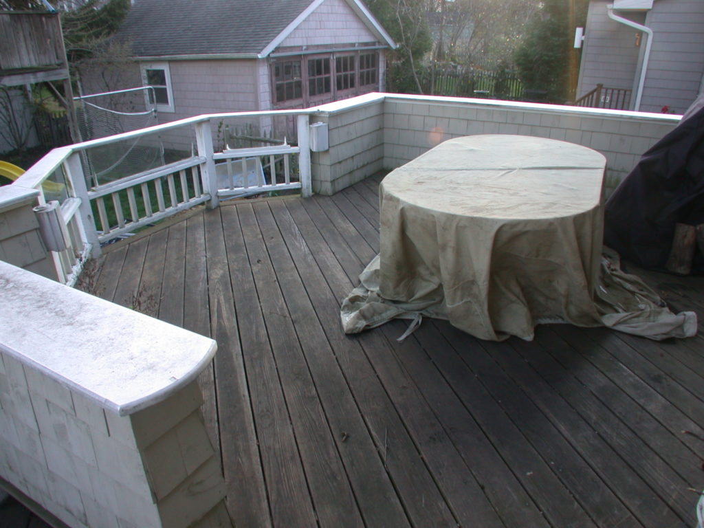 Porch & Mudroom Addition, Baltimore County - Deck (before)