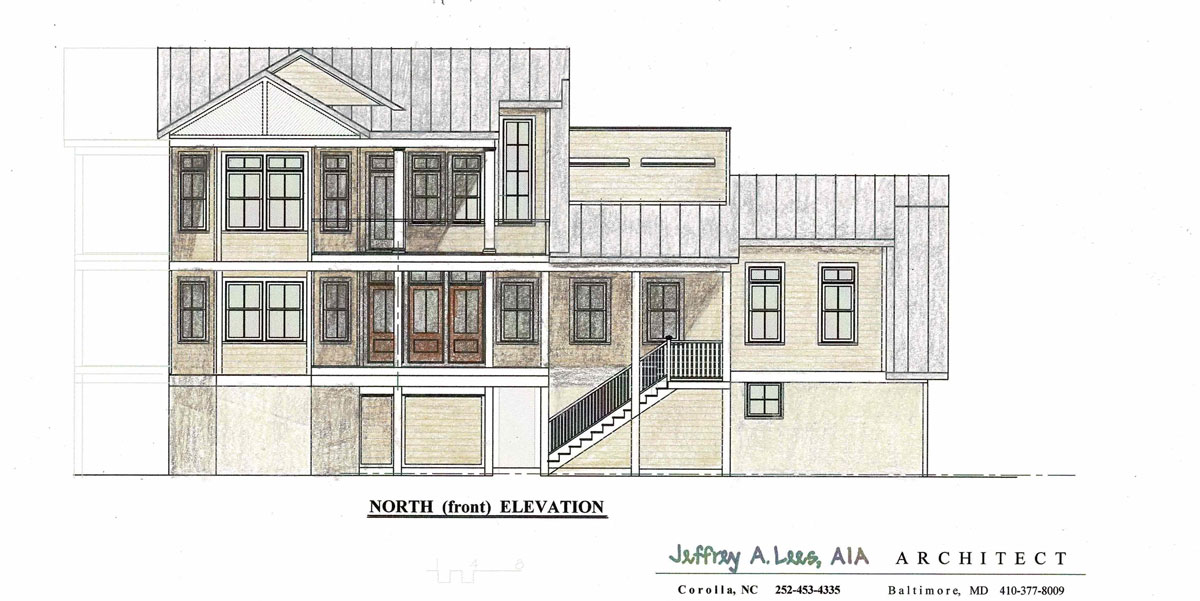 Rendering of Front Elevation