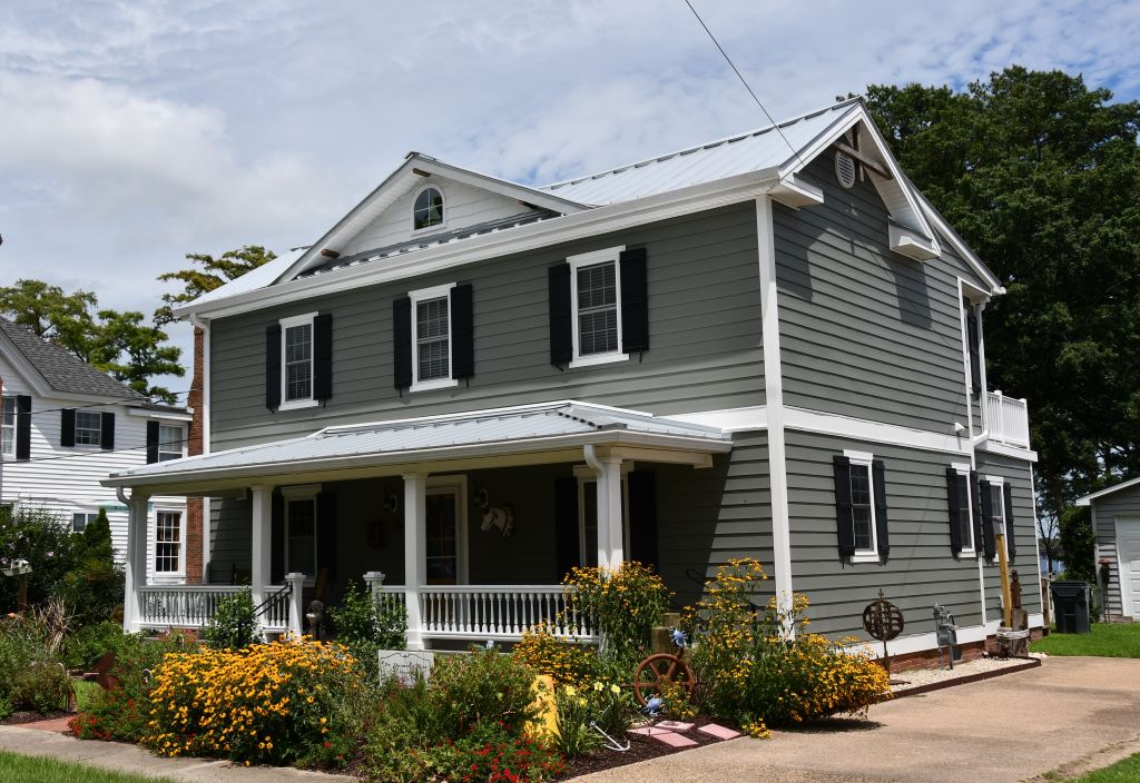 View of the house from the Southwest